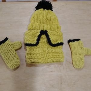 Ensemble jaune et noir pour enfants
